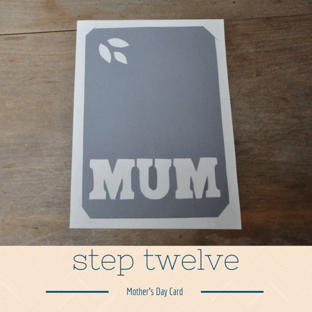 Mothers Day Card step 12