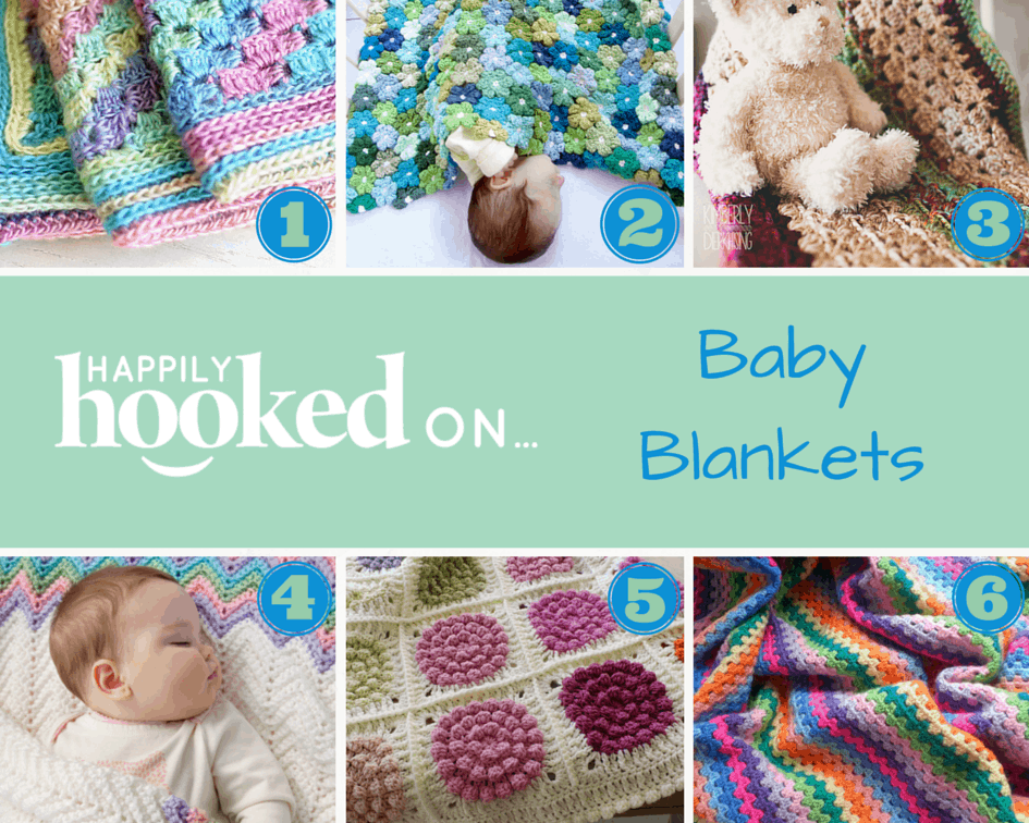 Crochet baby blankets Happily Hooked Magazine