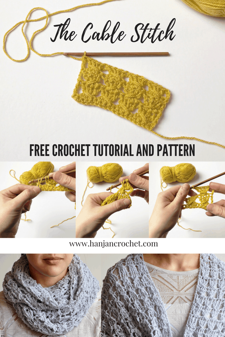free crochet pattern how to crochet a cable stitch