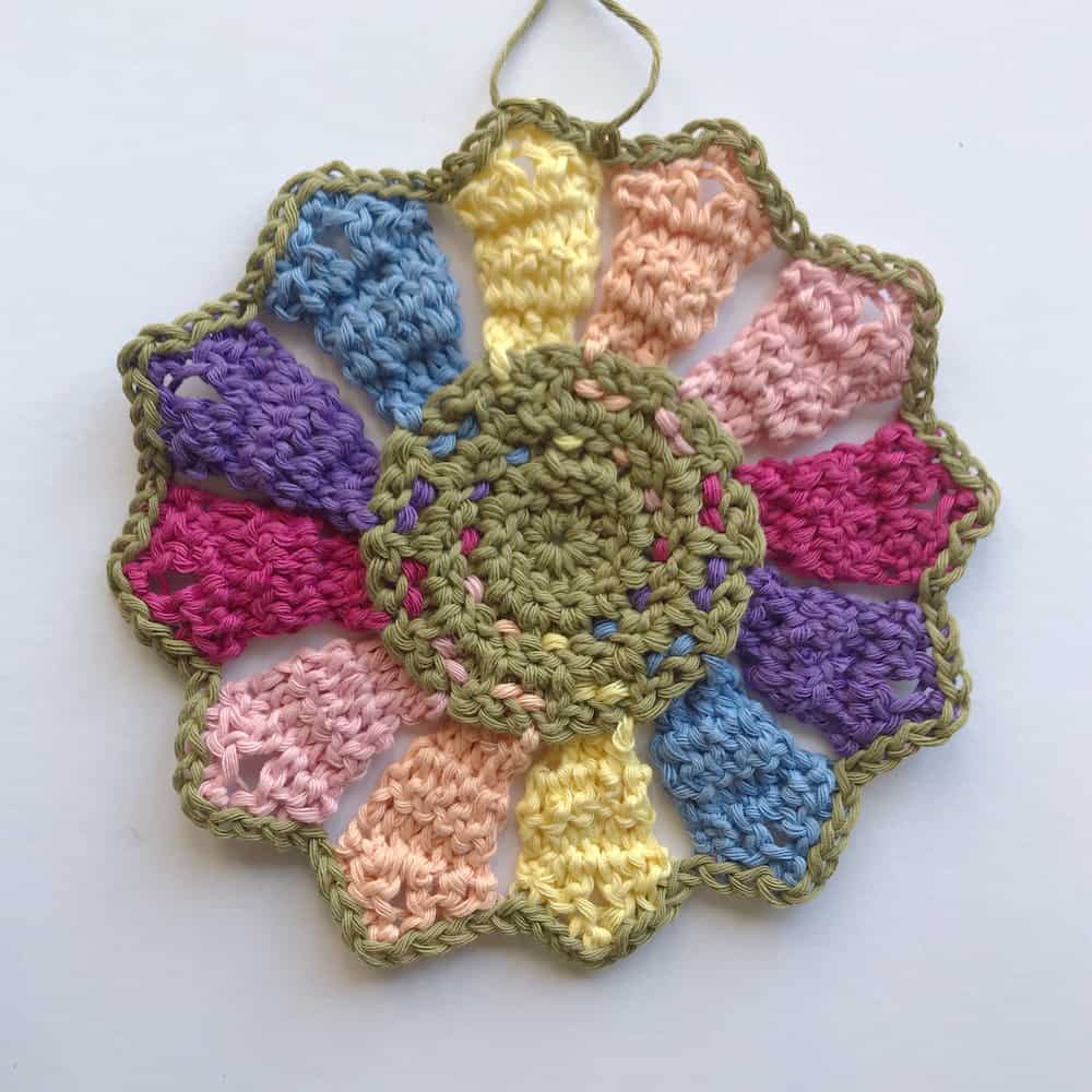 Kaleidoscope Mandala Throw CAL free crochet pattern by Hannah Cross