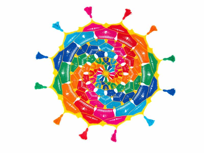 The Kaleidoscope Mandala Throw CAL – Part One | Free Crochet Pattern