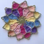 Kaleidoscope Mandala Throw CAL free crochet pattern by Hannah Cross