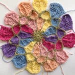 Kaleidoscope Mandala Throw CAL free crochet pattern by Hannah Cross