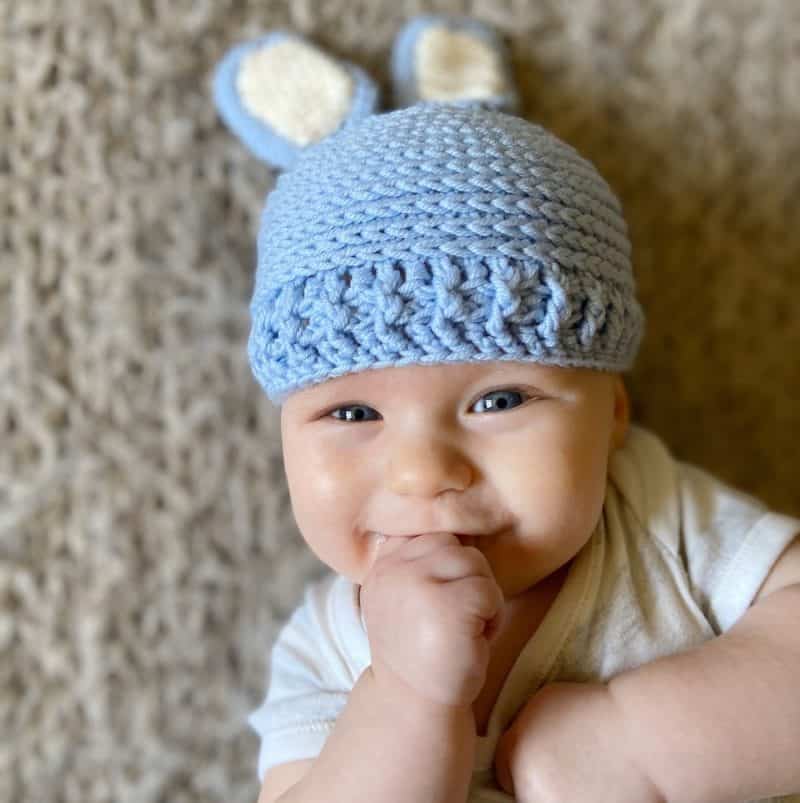 Crochet Baby Bunny Hat – A Free Crochet Pattern