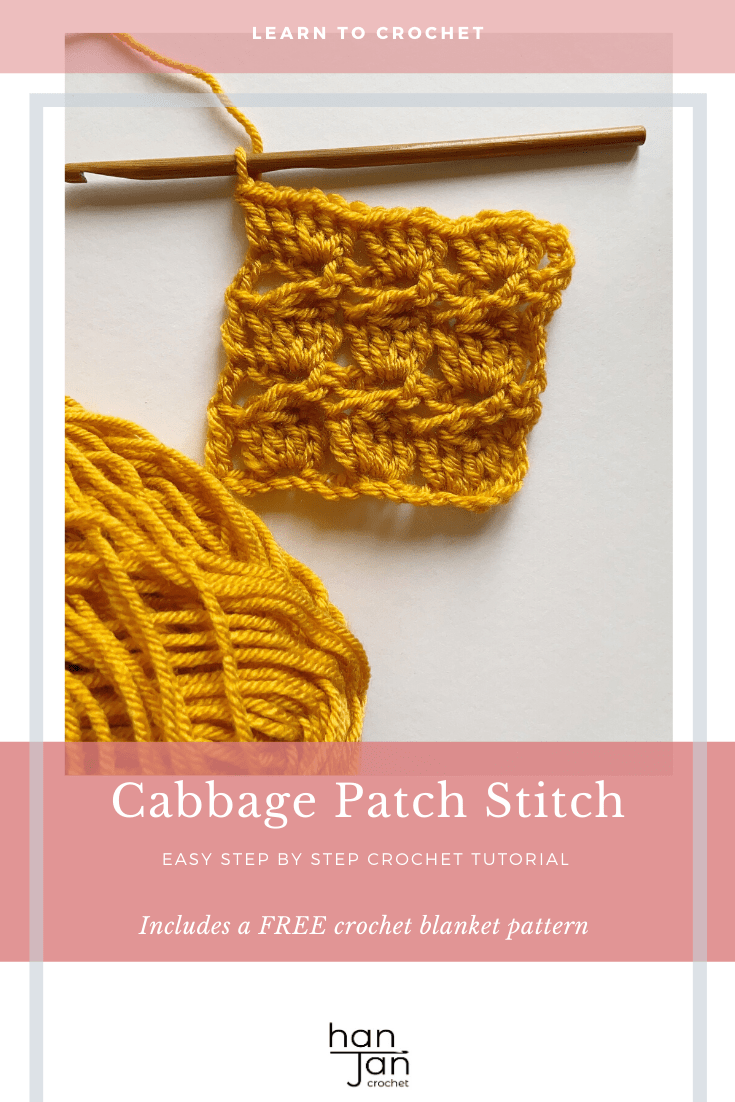 The Oolong Blanket Pattern and Cabbage Patch Crochet Stitch Tutorial