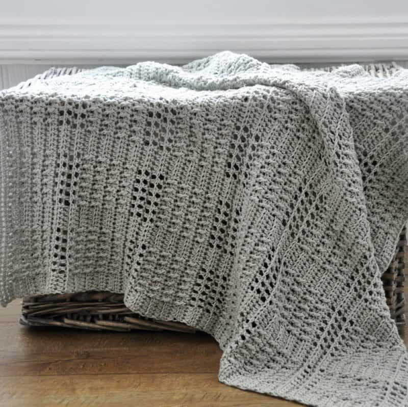 The Silver Squares Baby Blanket – A Free Crochet Pattern