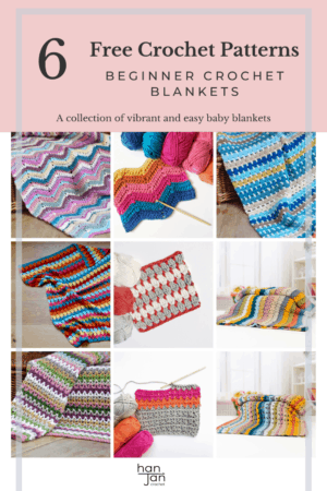 6 + Easy Crochet Blanket Patterns for Beginners | HanJan Crochet