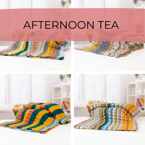 STRIPE CROCHET BLANKETS