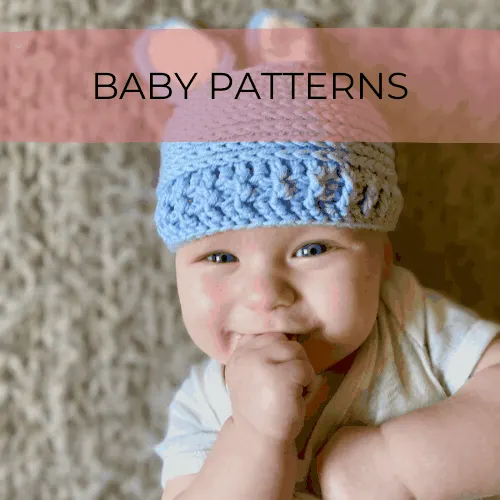 crochet baby bunny hat 