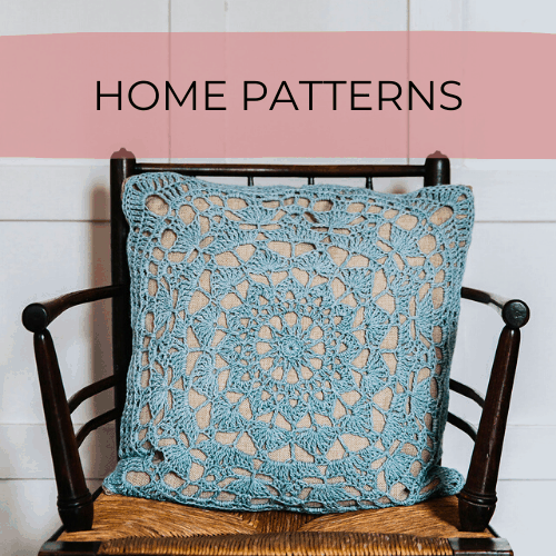 crochet lace cushion cover