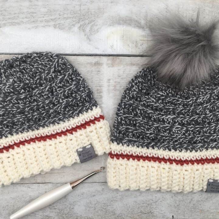 Monkey crochet beanie hat pattern for beginners