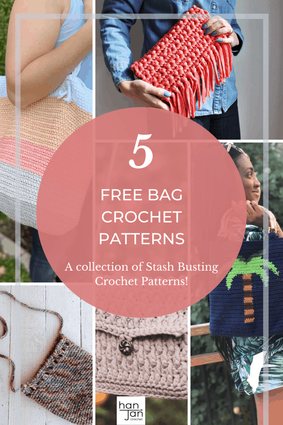 5 crochet summer bag patterns