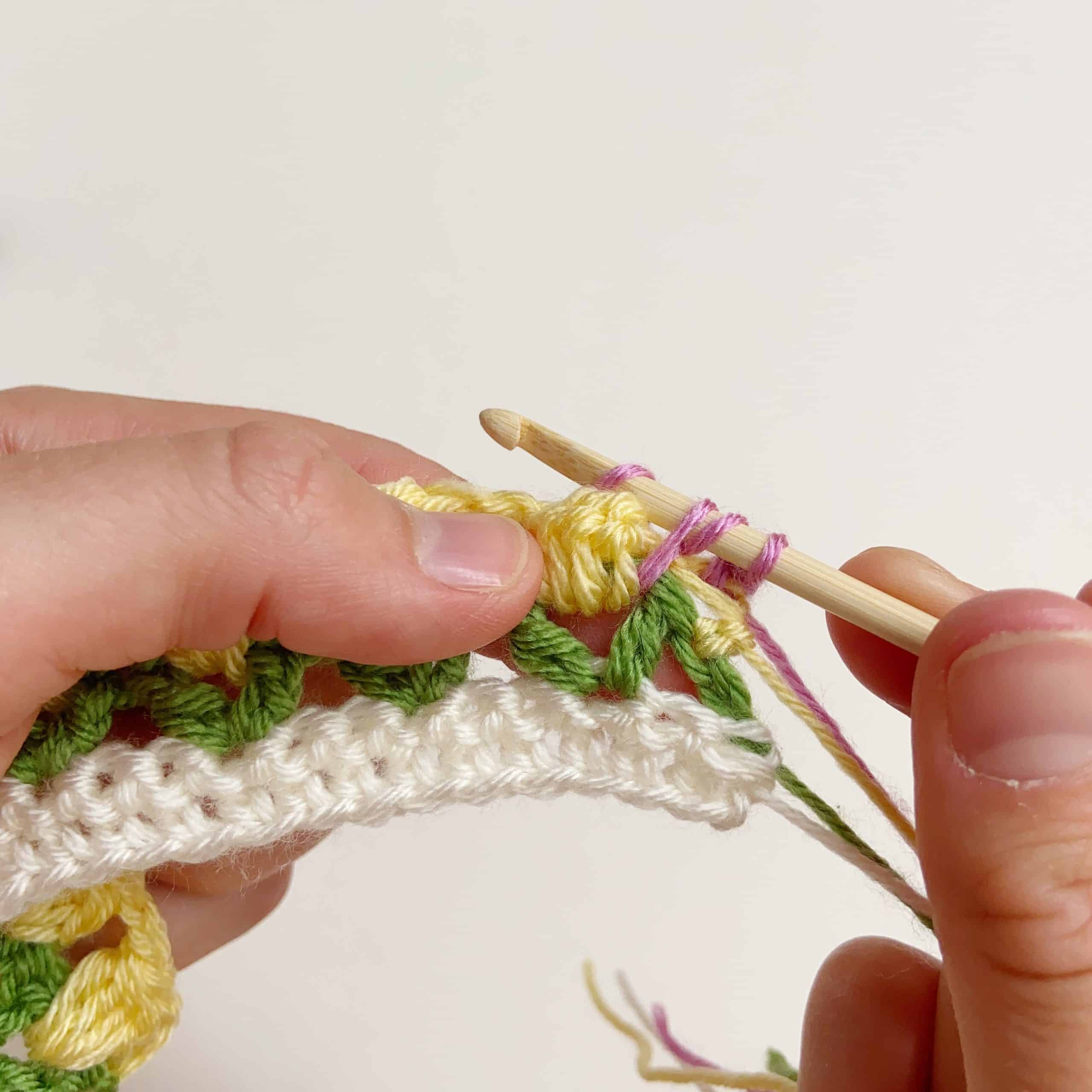double treble crochet, treble crochet stitch