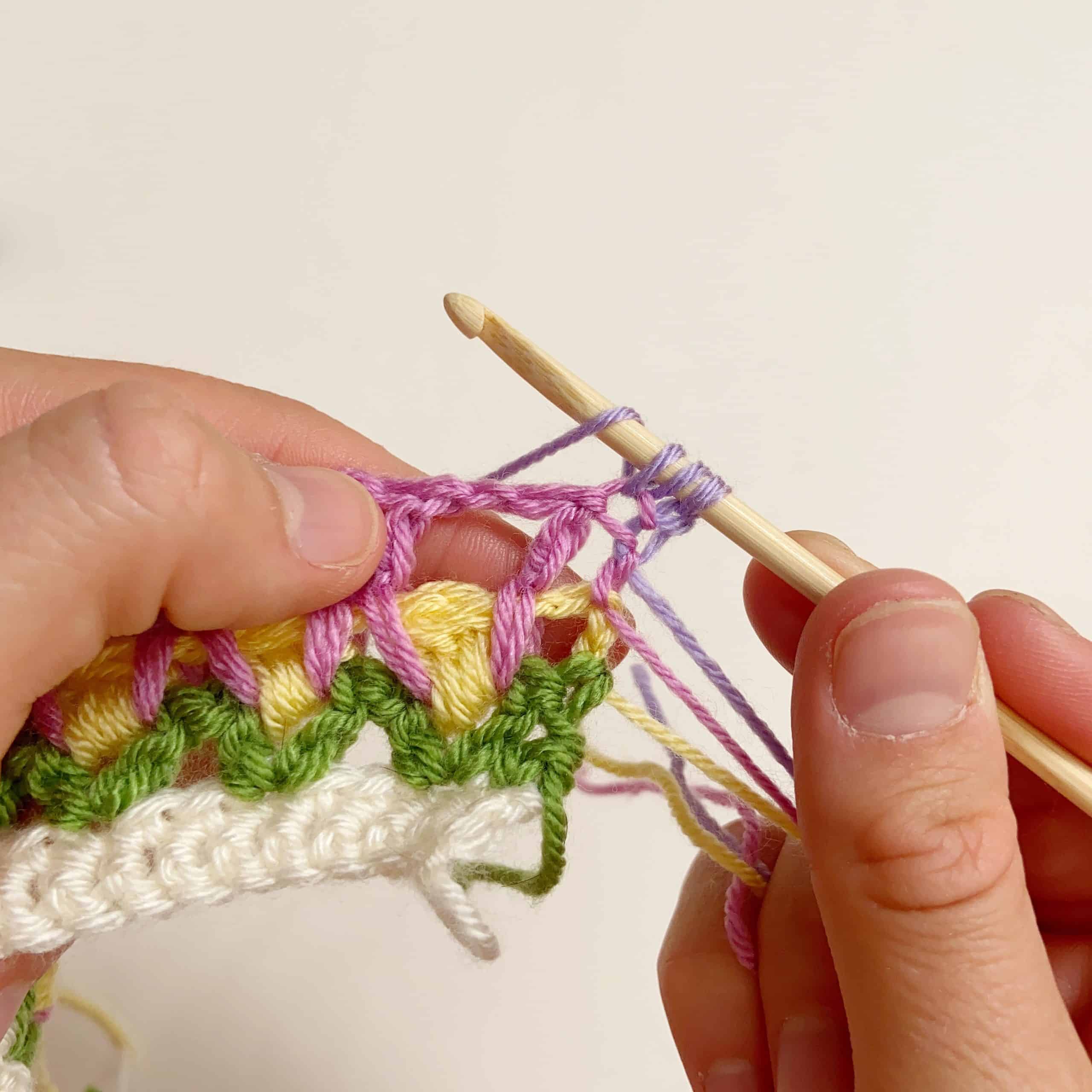 half treble crochet stitch