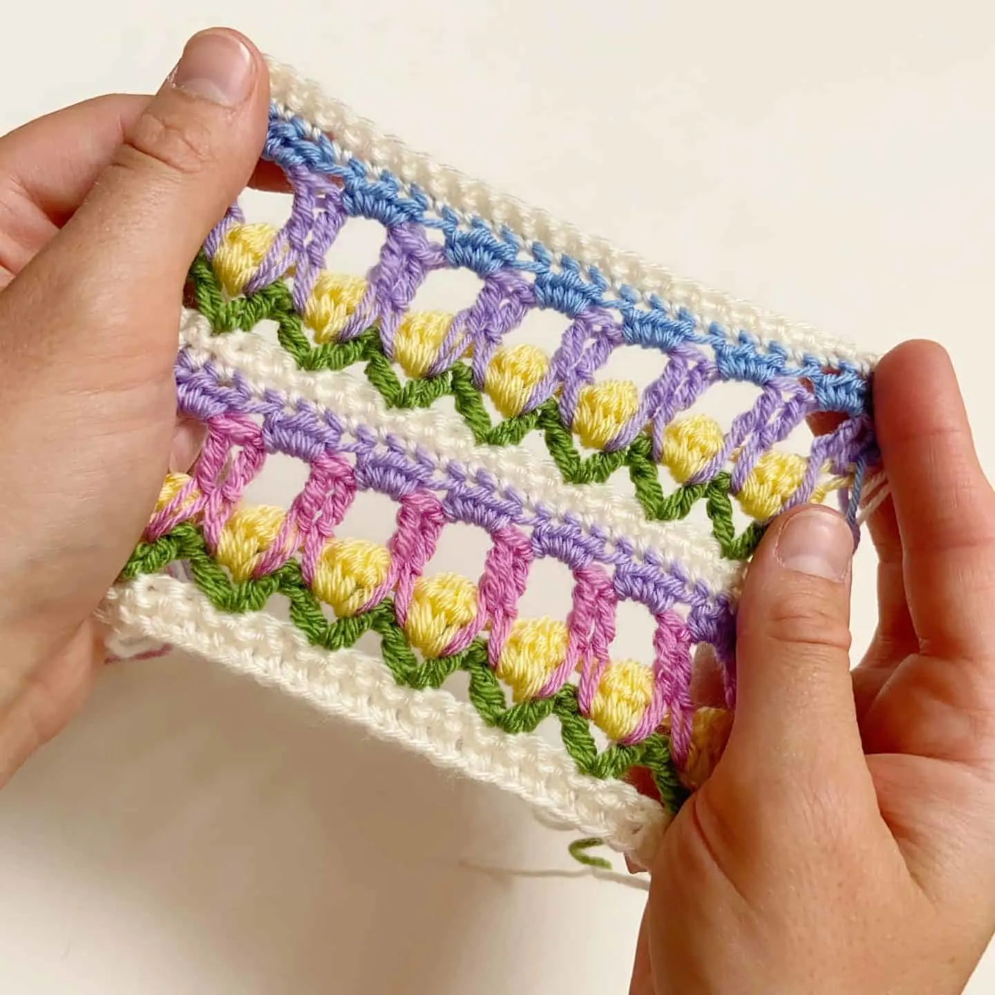 Easy to Crochet Lace Ribbon, Crochet Flower in the Box