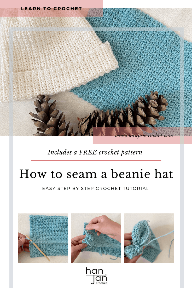 how to seam a crochet hat together