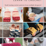 collection of modern crochet fingerless gloves and mitts patterns