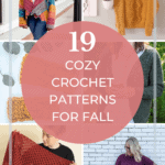 cozy crochet patterns including jumpers, cardigans and shawls