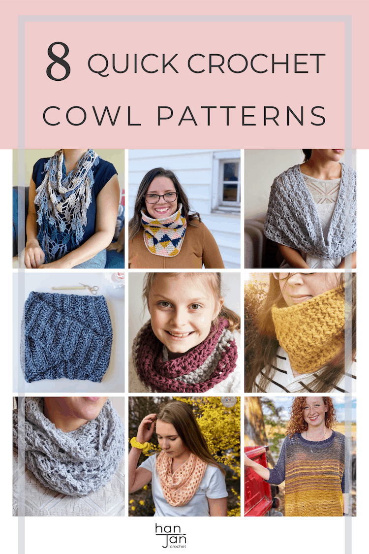8 modern crochet cowl patterns