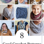 8 colourful crochet cowls