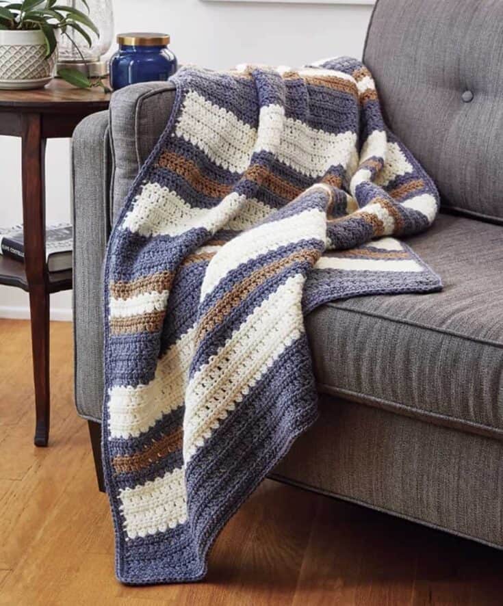  FFKHYCA Beginners Crochet Blanket Kit All in One Kits