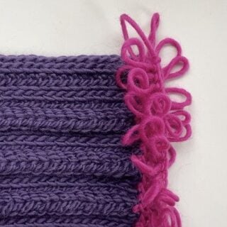 Crochet Loop Stitch Fringe Tutorial