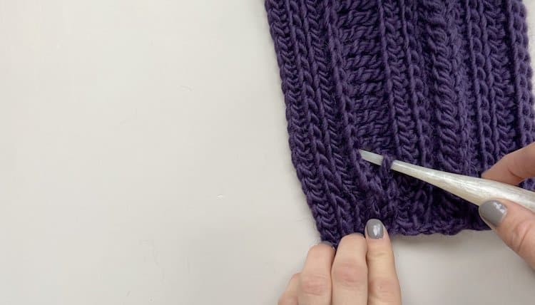 Loom Knit Stitch Pattern the Farrow Rib Stitch With Video Tutorial