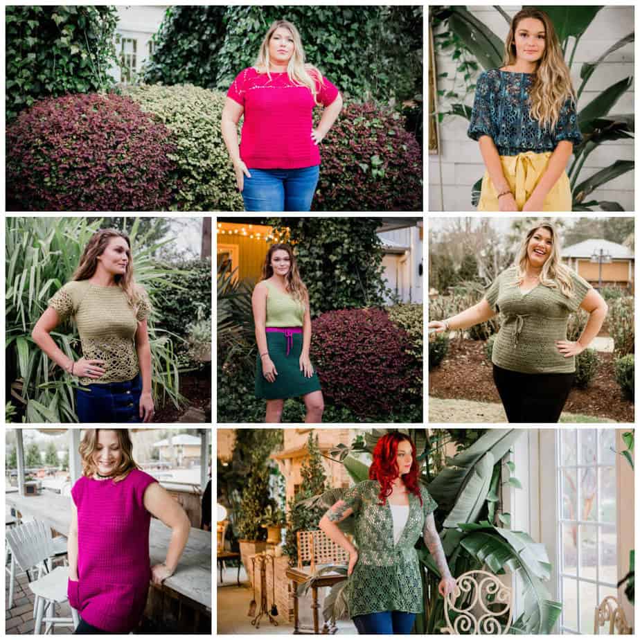 7 spring crochet garment patterns