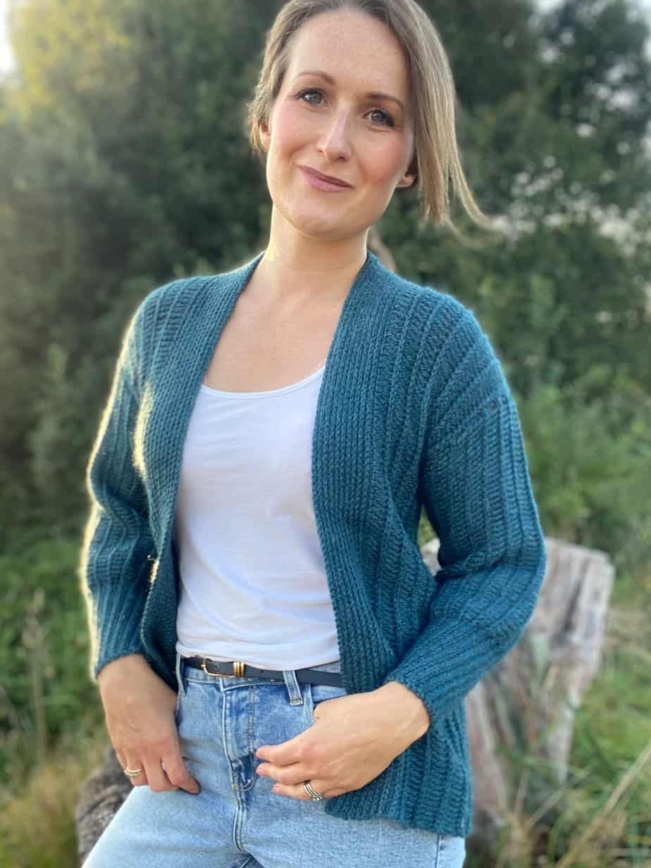 Side to Side Crochet Cardigan Pattern - Easy