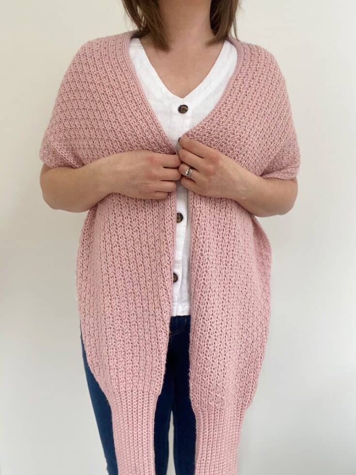 crochet sweater scarf with sleeves