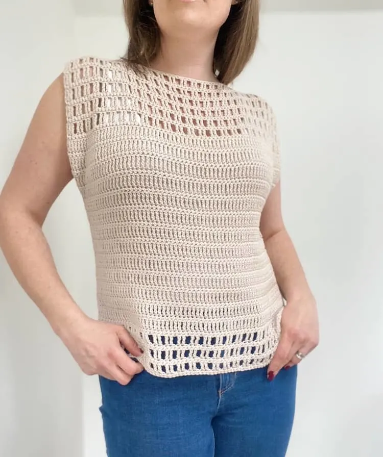 Easy Crochet Top Pattern for beginners