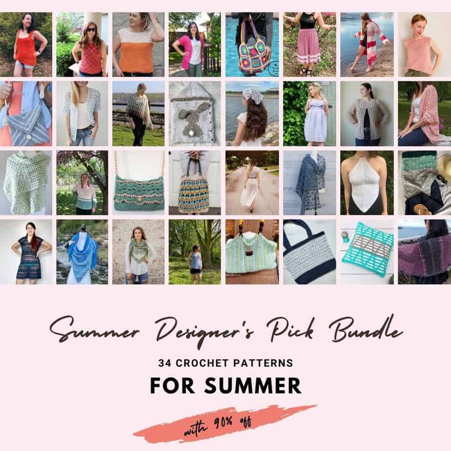 summer crochet pattern bundle