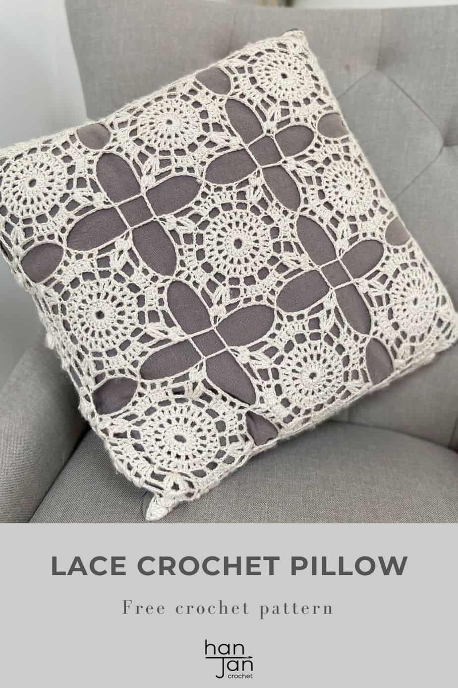 43 cm square Padded with beautiful embroidered & crochet work Cushion Covers 
