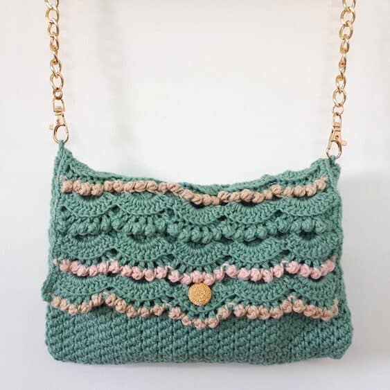 delicate crochet clutch bag pattern