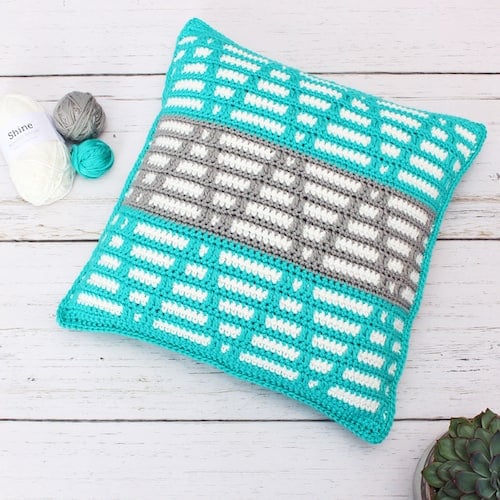 mosaic crochet pillow pattern