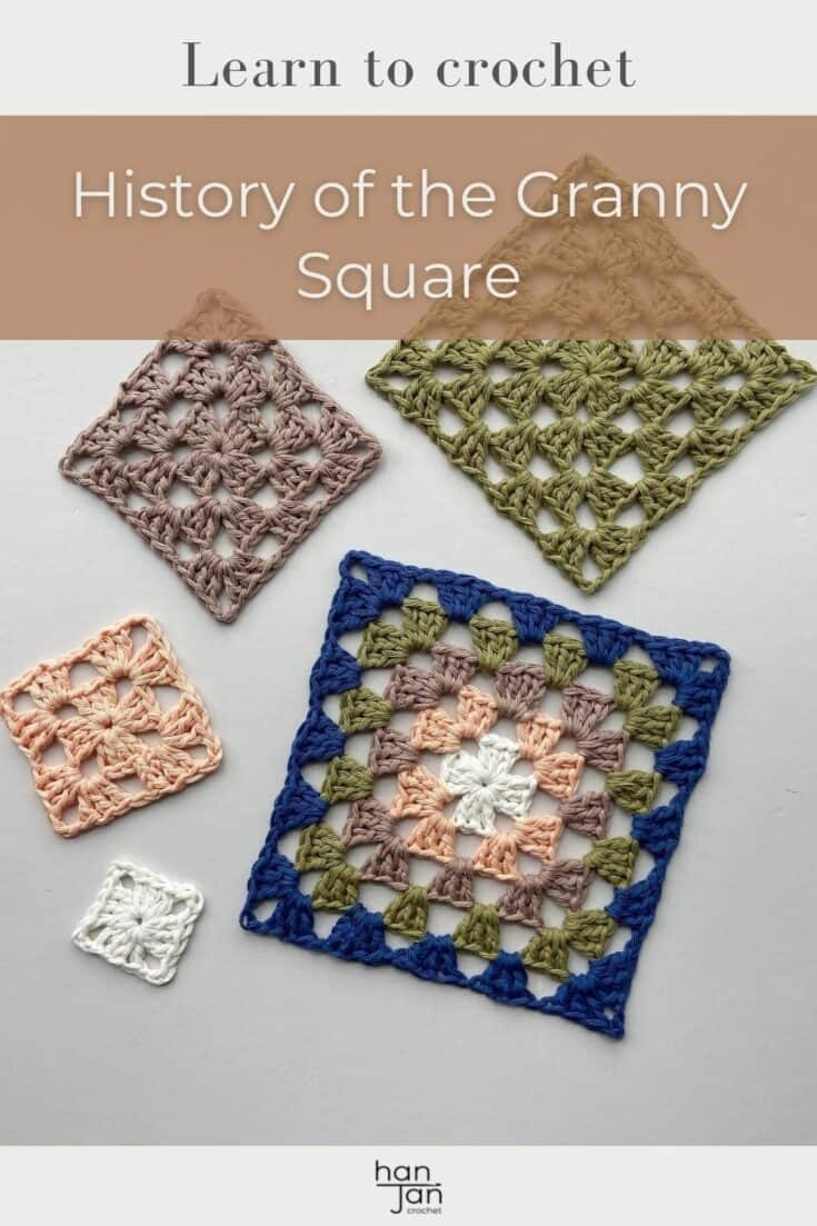 The Humble History of the Granny Square crochet through time HanJan