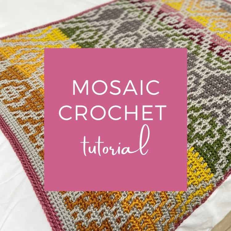 How to Work the Inset Mosaic Crochet Technique
