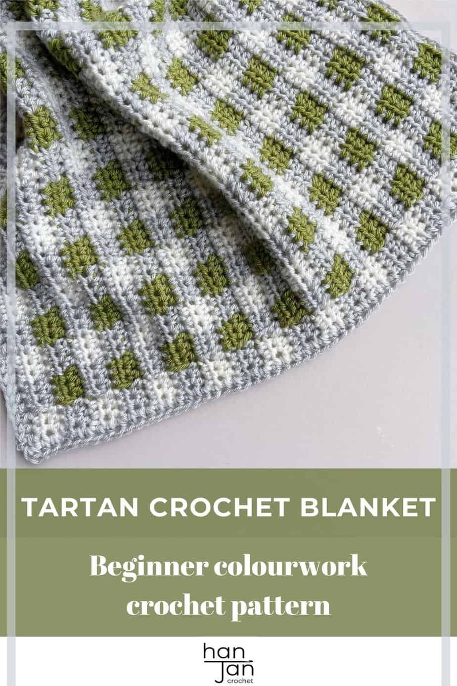 plaid crochet blanket pattern