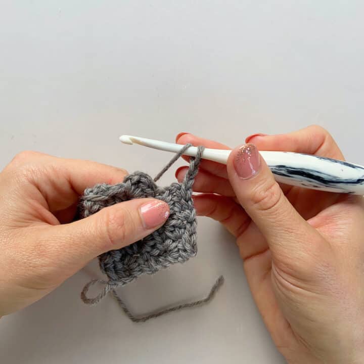 c2c crochet tutorial how to decrease step 7