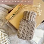 fluffy crochet hot water bottle cover pattern