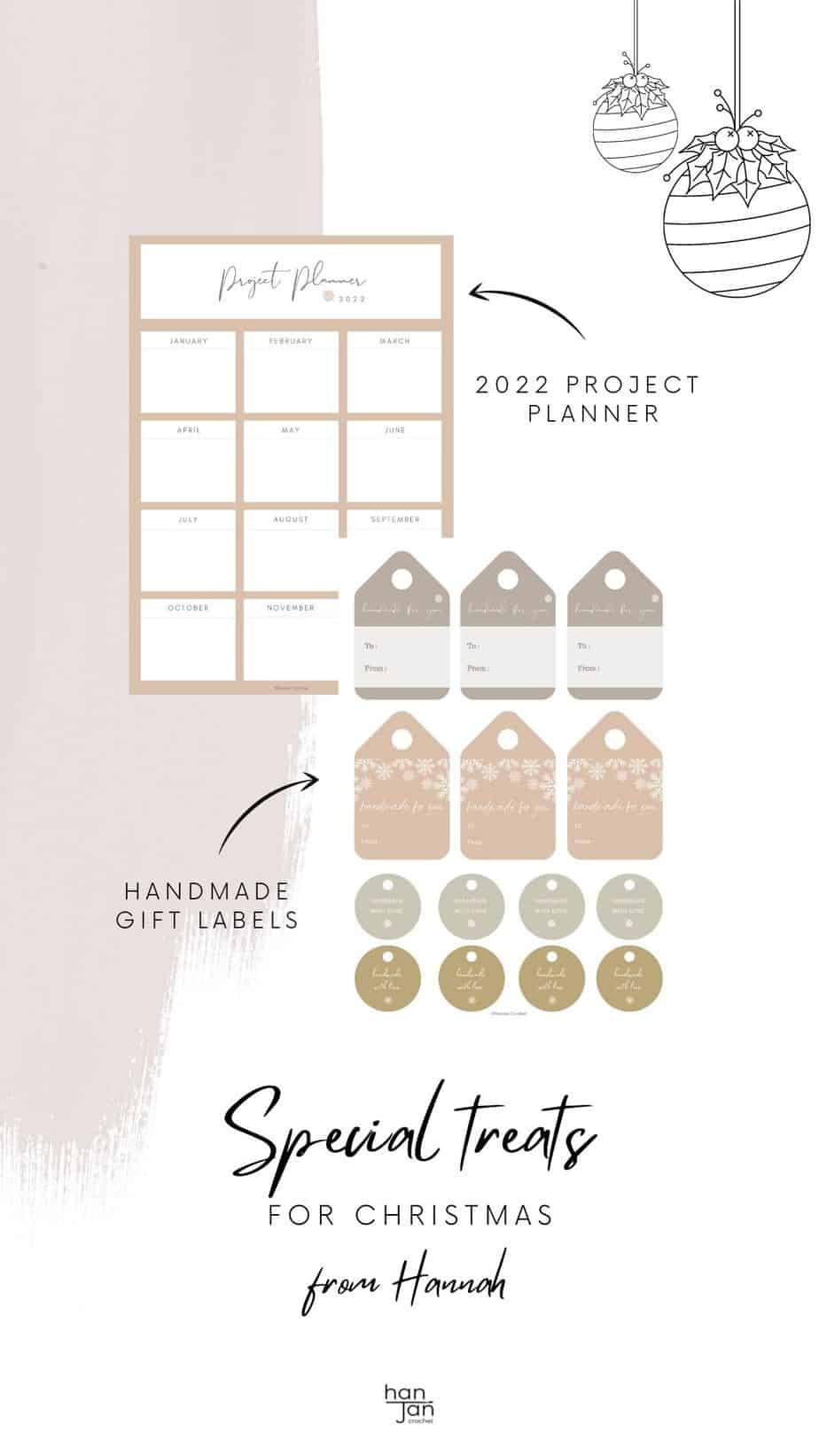Planner and label graphic