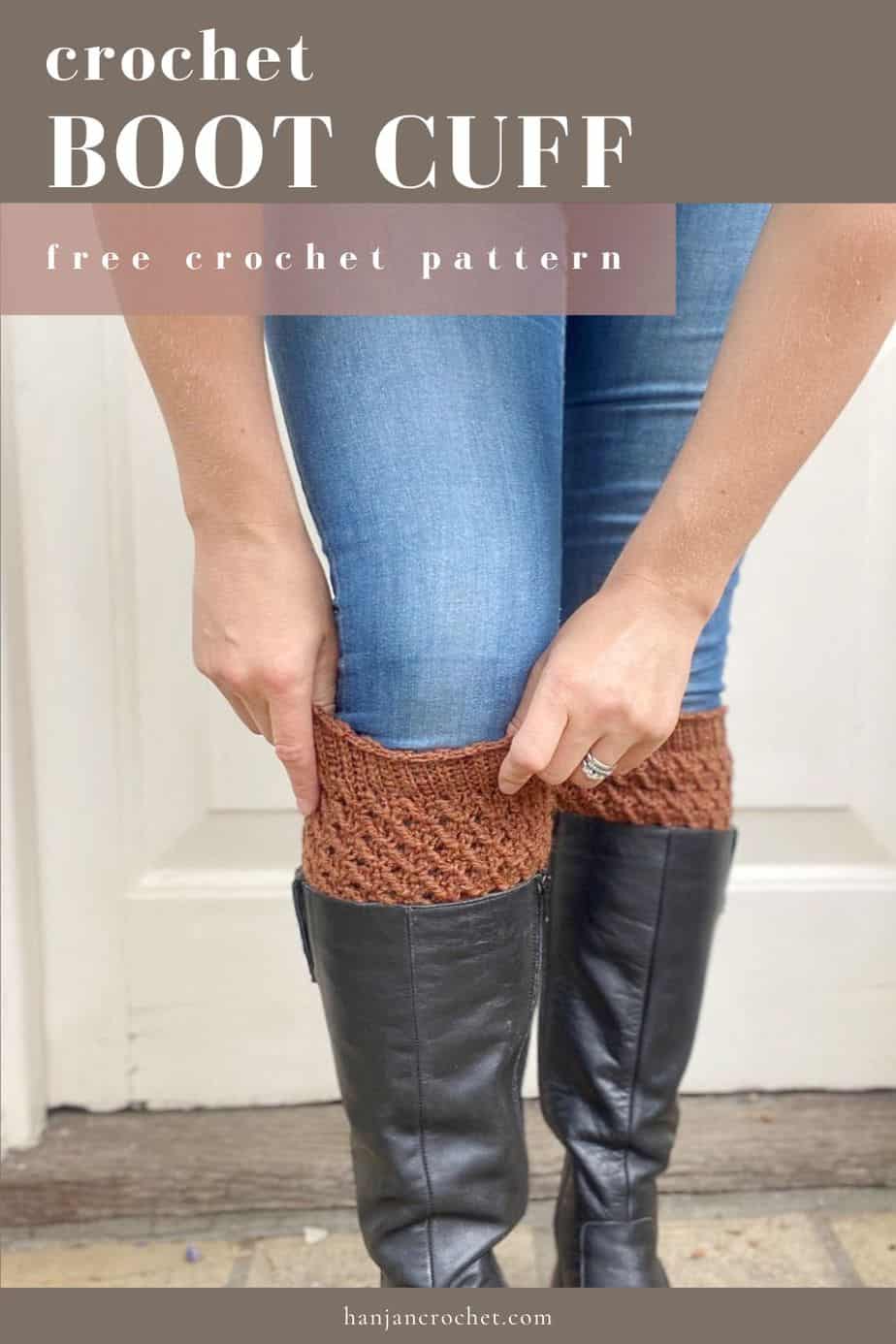 crochet boot cuff pattern