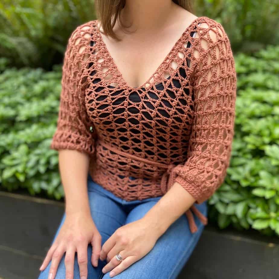 crochet lace top for summer pattern