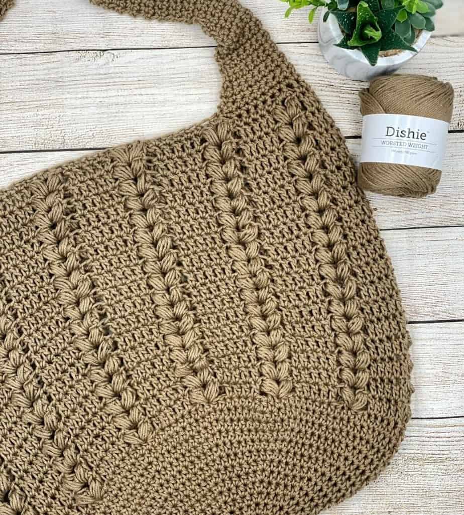 puff stitch crochet bag pattern