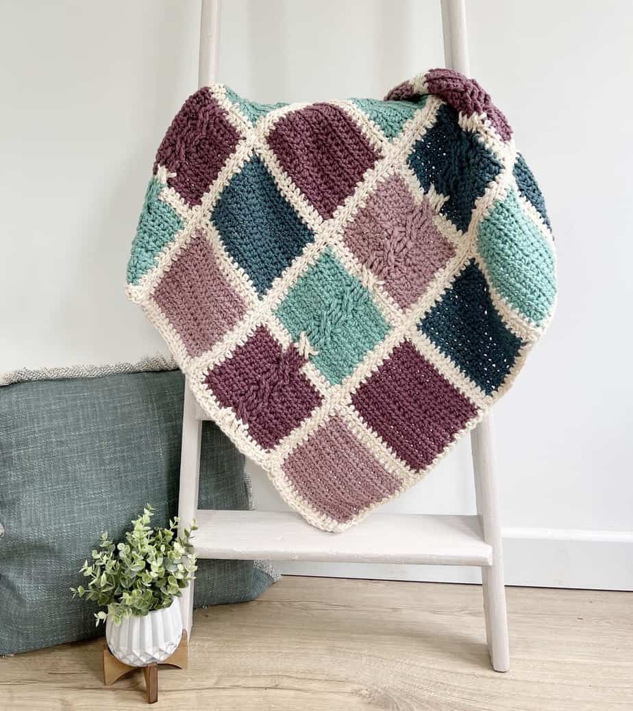 Summer crochet blanket pattern