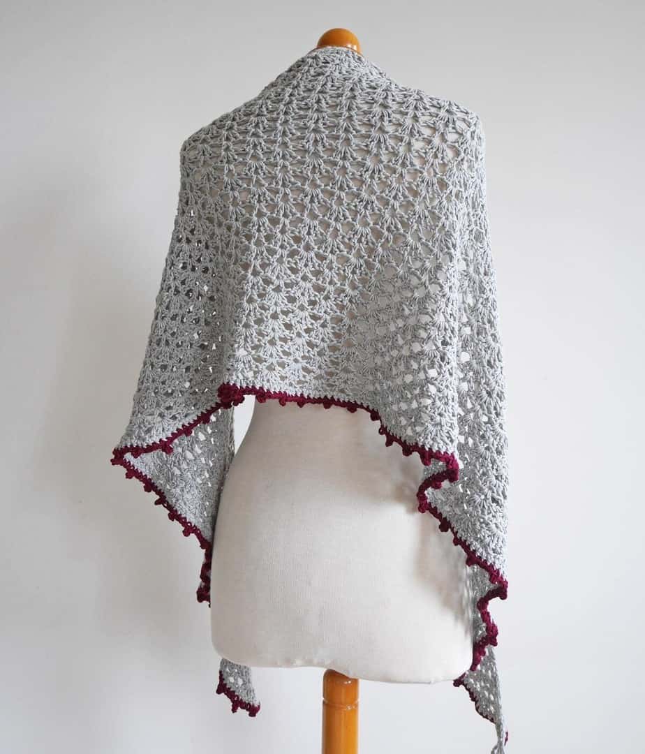 lacy Summer crochet shawl pattern
