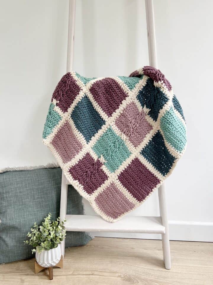Patchwork Crochet Blanket Pattern Free HanJan Crochet