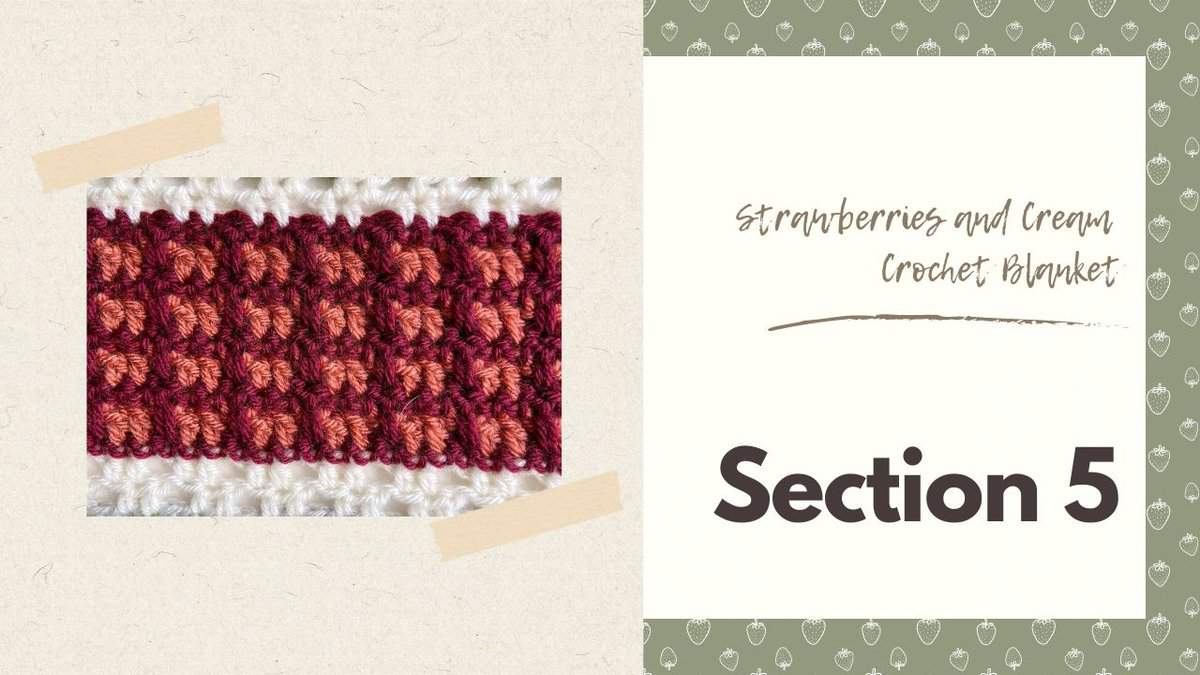 Boxed Moss Crochet Stitch pattern.