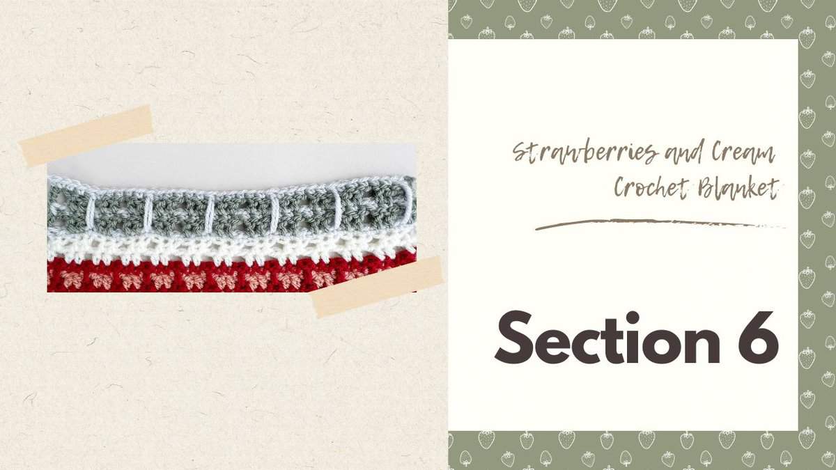 Image showing crochet spike stitch.