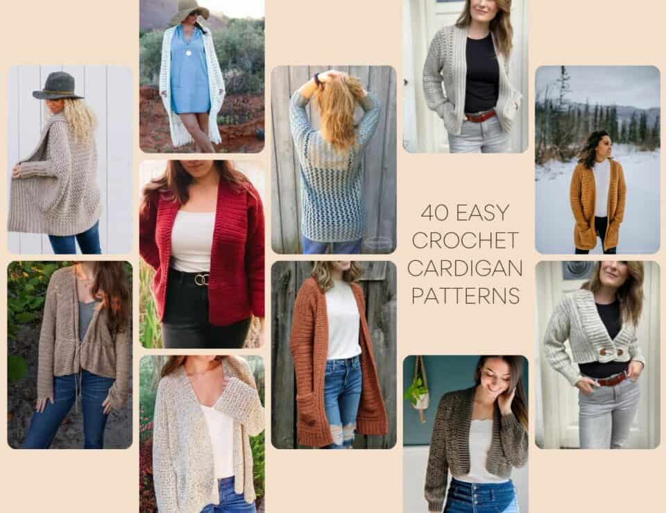 Easy Crochet Cardigan Patterns for Beginners HanJan Crochet
